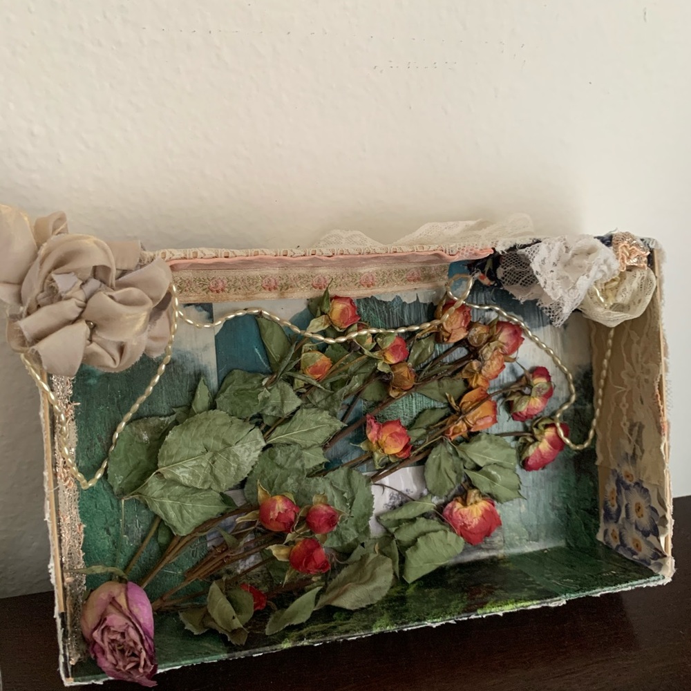Lovely Star Shadow Box Art Wall Hanging